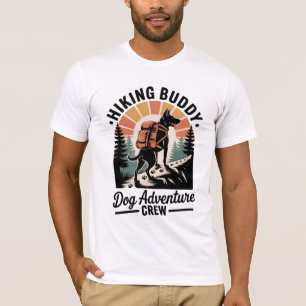 Hiking Buddy Dog Lover Adventure T-Shirt
