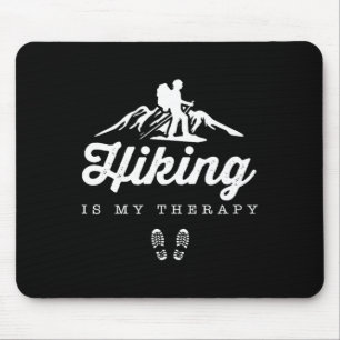 Hiking By Design Tee Company Uni-adults Hiking Is Mouse Pad