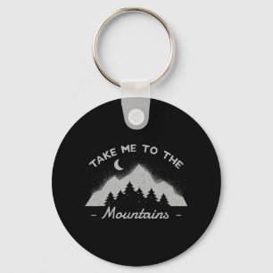 Hiking Camping Climbing Scout Outdoor Mountains T Keychain