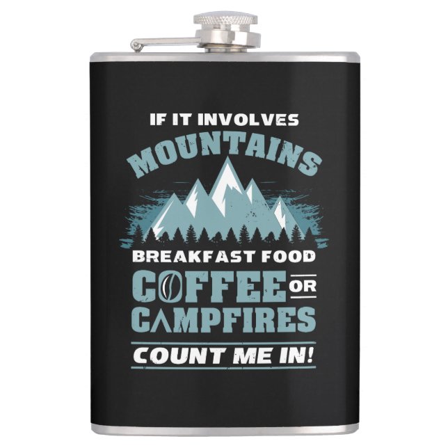 Hiking Camping Coffee Flask (Front)