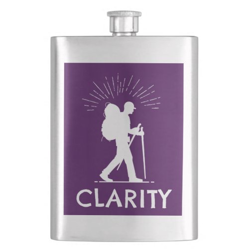 Hiking Clarity Hip Flask