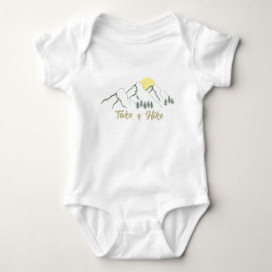 hiking climbing lover baby bodysuit