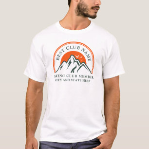 Hiking Club Logo Employees and Members Custom T-Shirt
