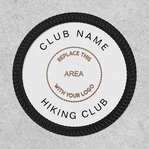 Hiking Club Logo Name Fully Customisable Patch