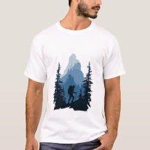 Hiking Club Mountain Silhouette Adventure Graphic