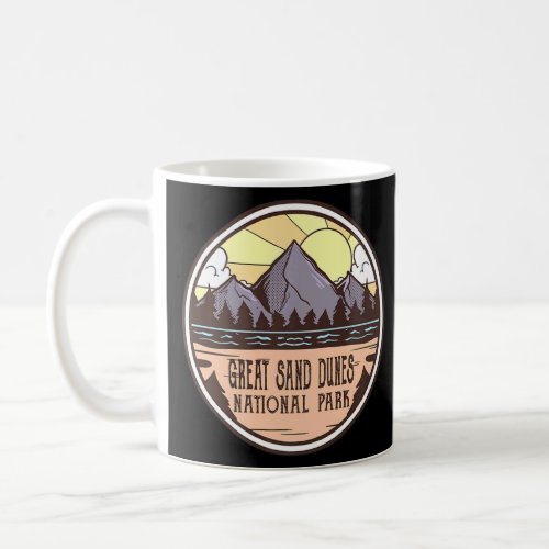 Hiking Colorado Great Sand Dunes National Park    Coffee Mug