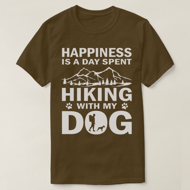 Hiking Dog Lover  T-Shirt (Design Front)