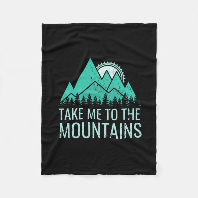 Hiking Fleece Blanket (Front)