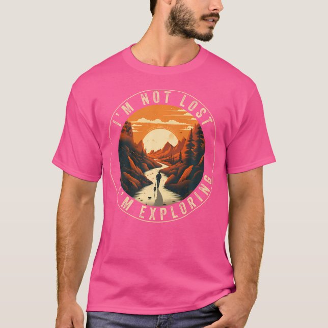 Hiking For Men Women Nature Outdoorsy Funny Hiker  T-Shirt (Front)