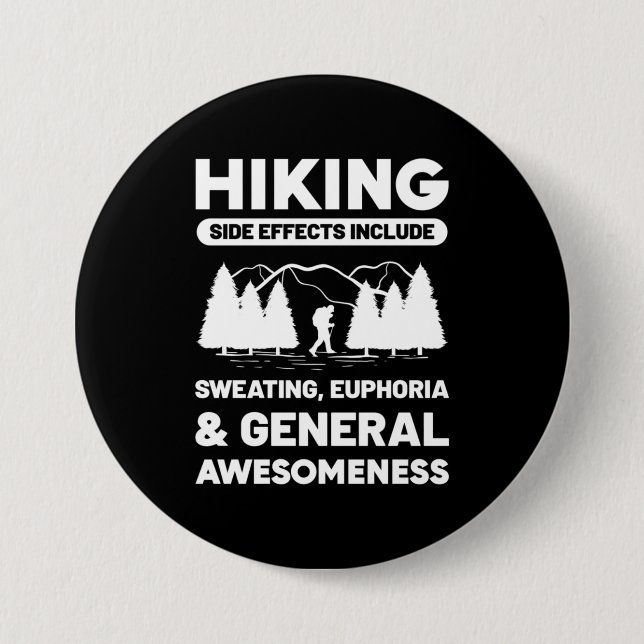 Hiking General Awesomeness Button (Front)