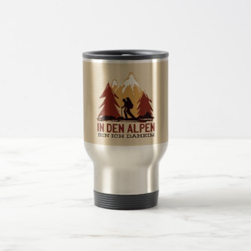 Hiking German Travel Mug