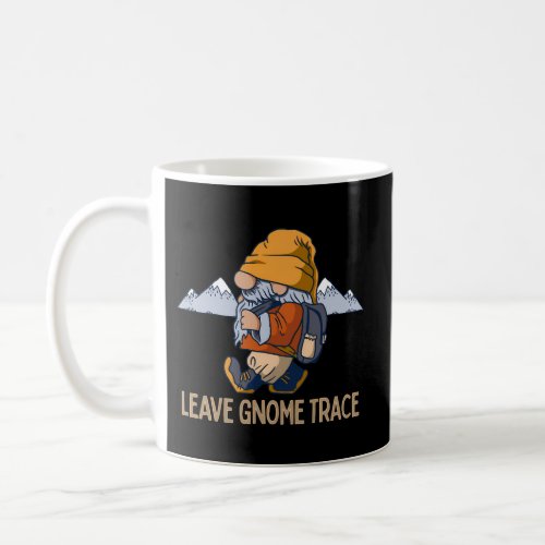 Hiking Gnomes Mountain Camping Gnome Pun Coffee Mug