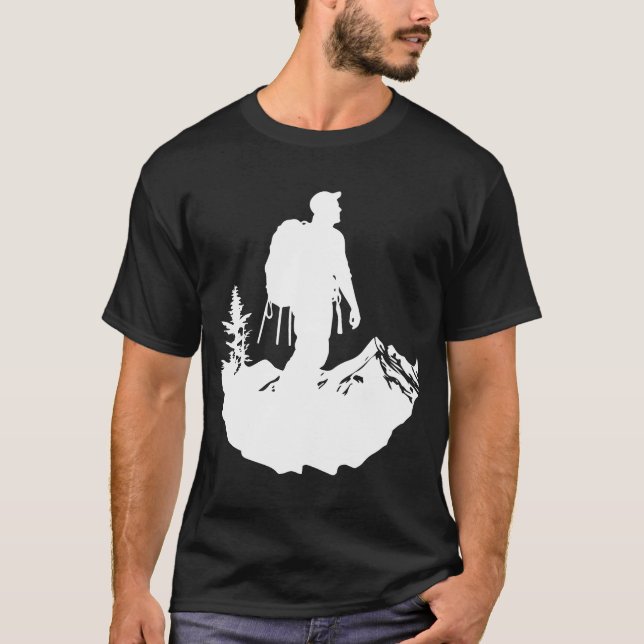 Hiking Graphic Tees for Women - Nature-Inspired (Front)