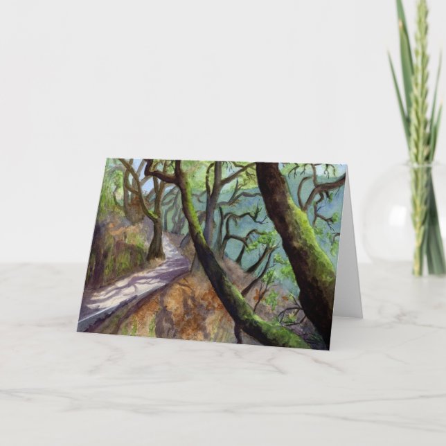 Hiking, greeting card (Front)