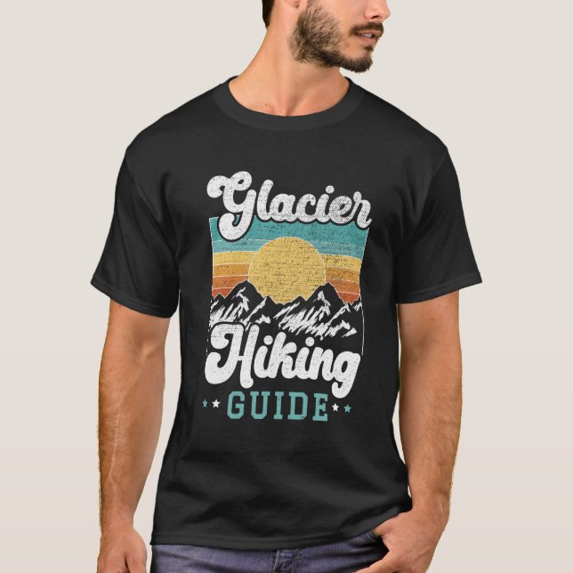 Hiking Guide Trekking Guide Mountain Climbing Hike T-Shirt (Front)