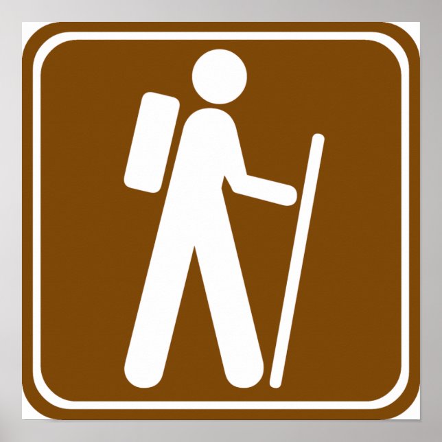 Hiking Highway Sign (Front)