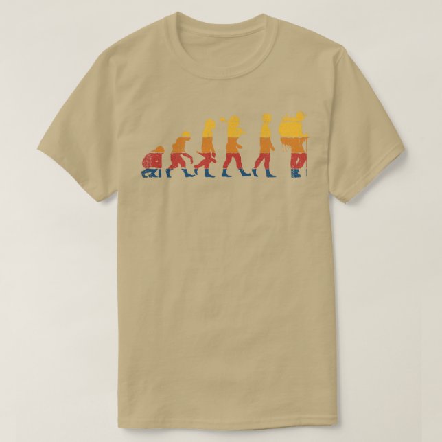 Hiking Hiker T-Shirt (Design Front)