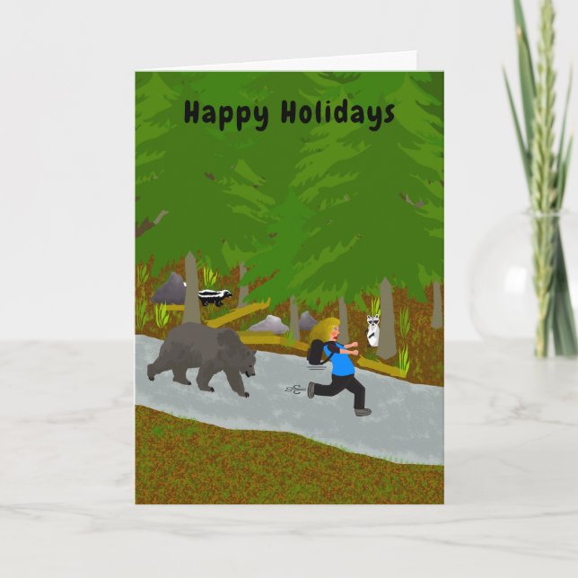 Hiking Holiday Card (Front)