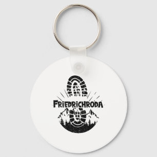 Hiking In Friedrichroda Germany Vacation Hiker Keychain