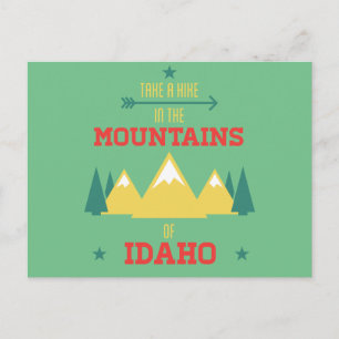 Hiking in Idaho Postcard