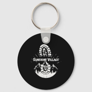 Hiking In Sunshine Village Vacation Ski For Men Wo Keychain