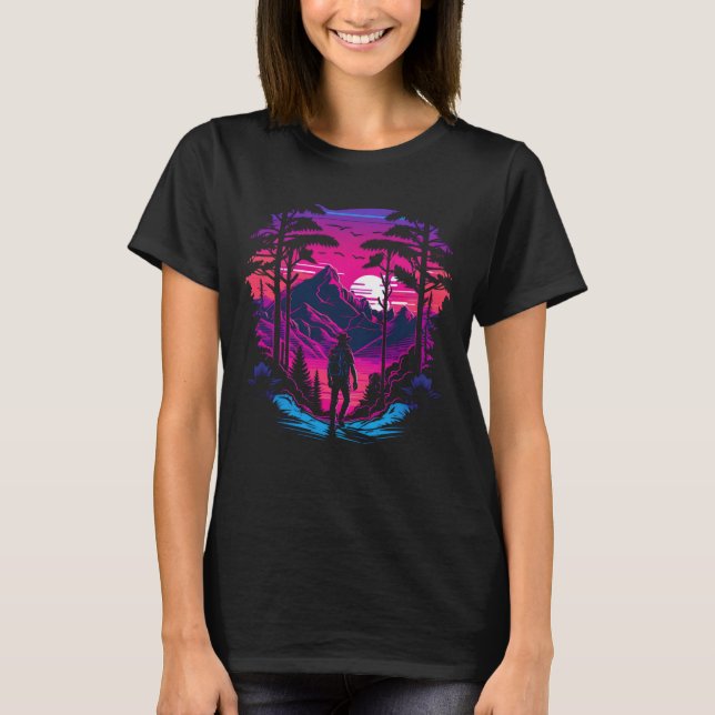 Hiking In The Mountains T-Shirt (Front)