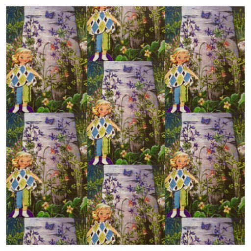 Hiking in the Old Aspen Grove Fabric