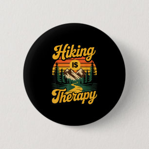 Hiking is therapy button