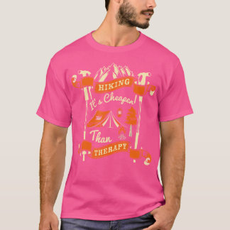 Hiking It'S Cheaper Than Therapy Shirt - Funny Hik