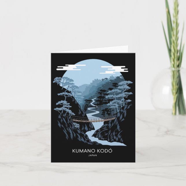 Hiking Japan Kumano Kodo  Card (Front)