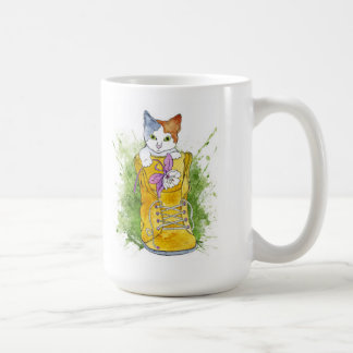 Hiking Kitty Coffee Mug