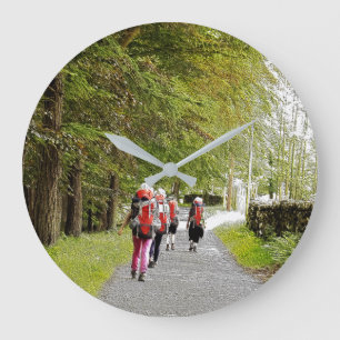 HIKING LARGE CLOCK