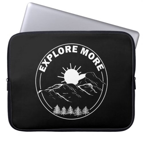 hiking lover laptop sleeve