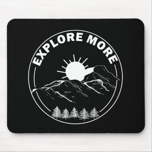 hiking lover mouse pad