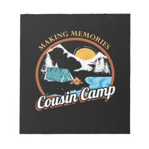 Hiking Memories Cousin Camp Notepad