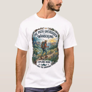 Hiking Motif – The Path Untrodden T-Shirt