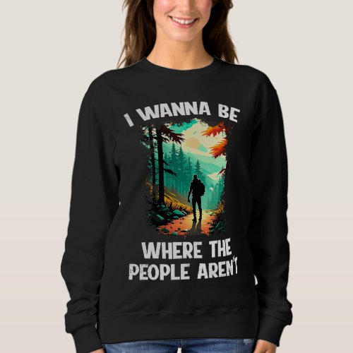 Hiking mountaineer no people peace alone walking sweatshirt