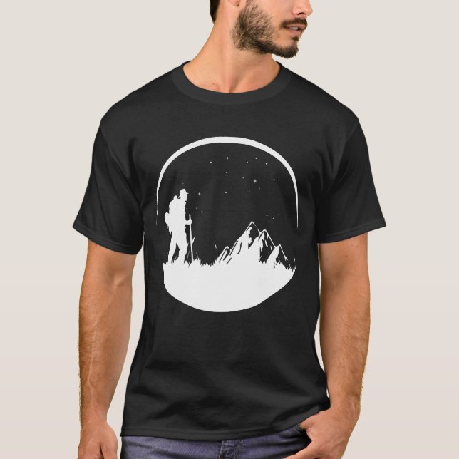 Hiking Mountains T-Shirt (Front)