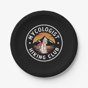 Hiking My Cologist Hiking Club Paper Plates