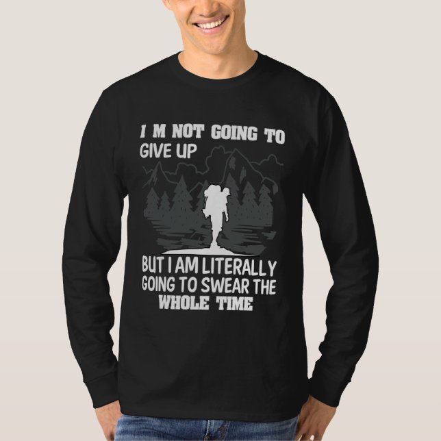 Hiking Nature Retirement  Hiker Mom Dad Women Men  T-Shirt (Front)