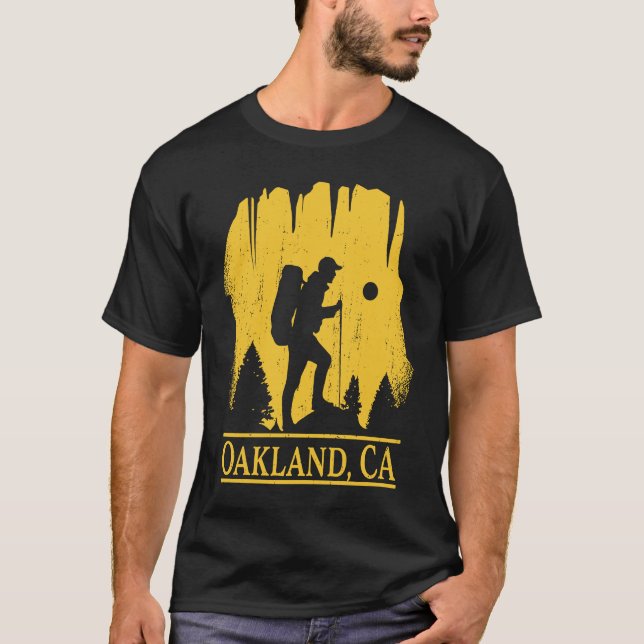 Hiking Oakland California Hiker Trip Souvenir T-Shirt (Front)