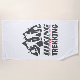 Hiking or Trekking Beach Towel