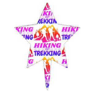 Hiking or Trekking Cake Topper