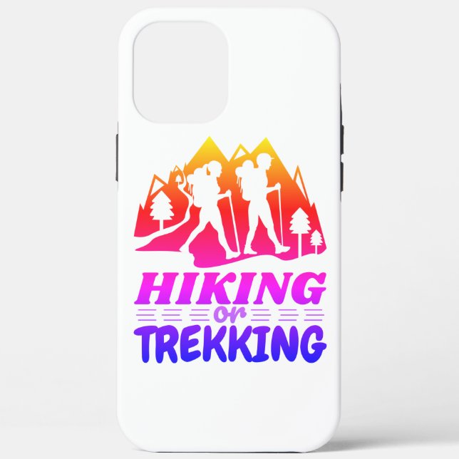 Hiking or Trekking Case-Mate iPhone Case (Back)