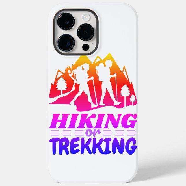 Hiking or Trekking Case-Mate iPhone Case (Back)