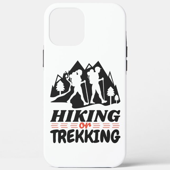 Hiking or Trekking Case-Mate iPhone Case (Back)