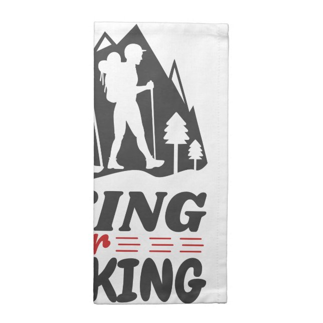 Hiking or Trekking Cloth Napkin (Half Fold)