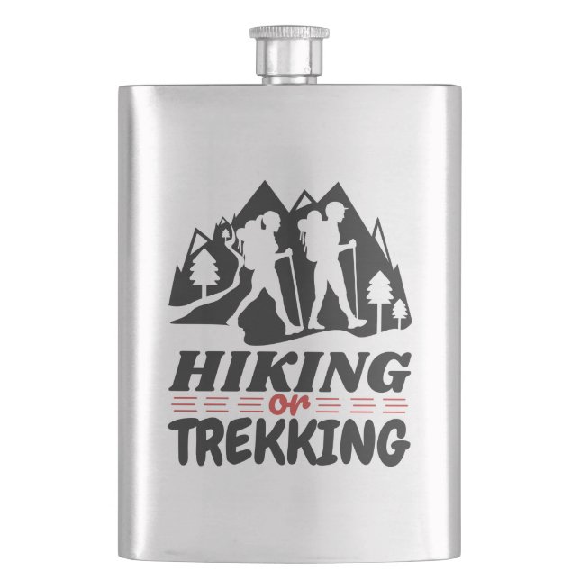Hiking or Trekking Flask (Front)