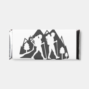 Hiking or Trekking Hershey Bar Favors