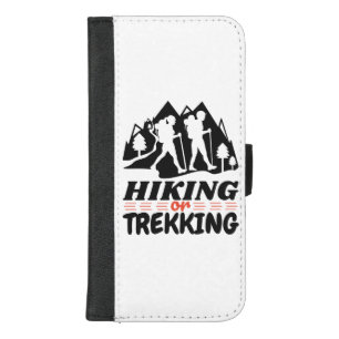 Hiking or Trekking iPhone 8/7 Plus Wallet Case